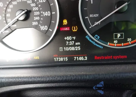 2013 BMW 328I из США, поврежденный, VIN WBA3A5C5XDF602726